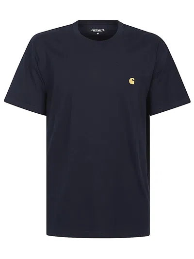 Carhartt Wip Pre Logo Cotton T Shirt In Black