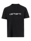 Carhartt Wip Pre Logo Cotton T Shirt In Black