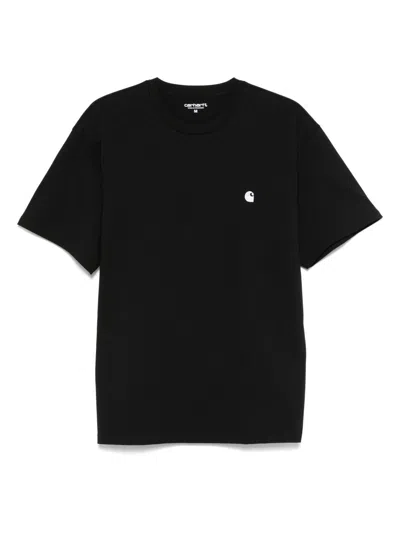 Carhartt Wip Pre Logo Cotton T Shirt In Black