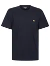 Carhartt Wip Pre Logo Cotton T Shirt In Black