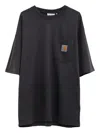 Carhartt Wip Pre Logo Cotton T Shirt In Black