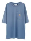 Carhartt Wip Pre Logo Cotton T Shirt In Blue