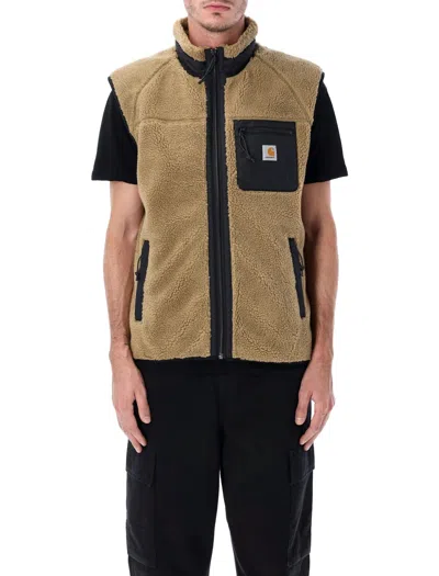 Carhartt Wip Prentis Fleece Vest Liner In Brown