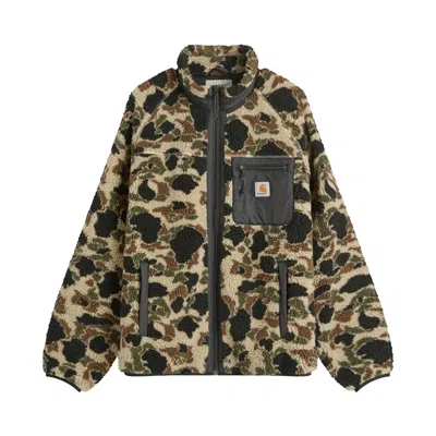 Pre-owned Carhartt Wip Prentis Liner Jacket 'camo Duck Jacquard/green/black' | Multi-color | Men's Size M