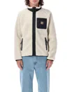 Carhartt High-necked Casual Jacket In Moonbeam