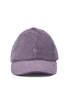 Carhartt Wip Purple Cotton Hat In Purple