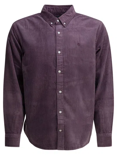 CARHARTT CARHARTT WIP PURPLE COTTON SHIRT