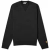 Carhartt Chase Logo-embroidered Cotton-blend Jersey Sweatshirt