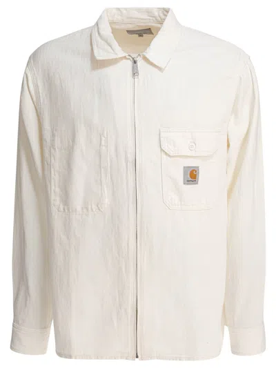 Carhartt Wip "rainer" Overshirt In Gray