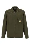 Carhartt Shirt Jacket With Logo In Green