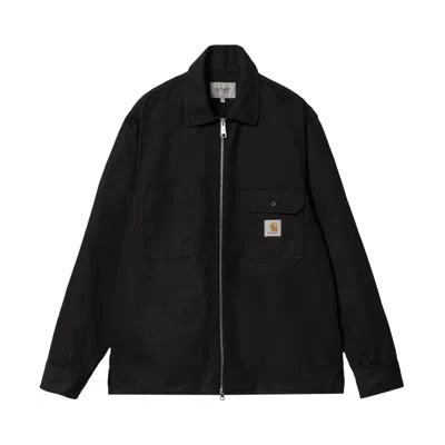 Pre-owned Carhartt Wip Rainer Shirt Jacket 'black' | Men's Size L