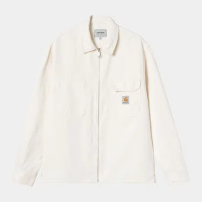 Carhartt Wip Rainer Shirt Jacket In White