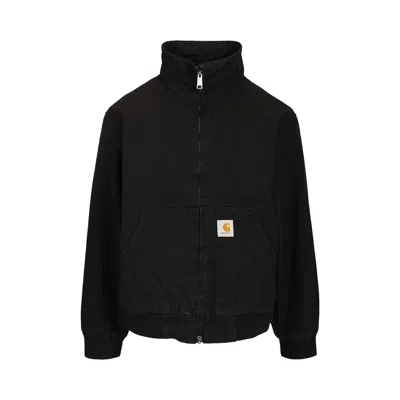 Pre-owned Carhartt Wip Ravon Jacket 'heavy Wash Stone' | Black | Men's Size M