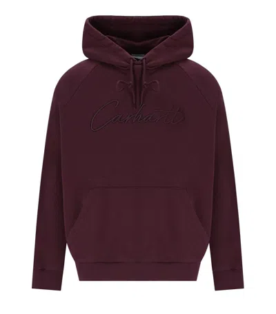 Carhartt Wip Ray Rondo Hoodie In Red