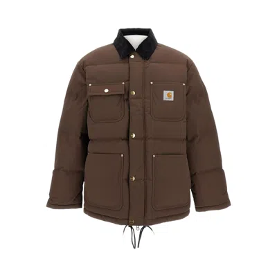 Pre-owned Carhartt Wip Rayler Jacket 'tobacco/black' | Brown | Men's Size L