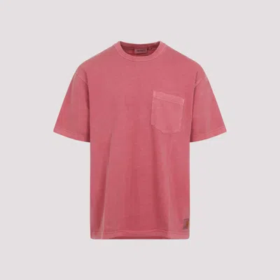 CARHARTT CARHARTT WIP RED S/S TORION POCKET COTTON T-SHIRT