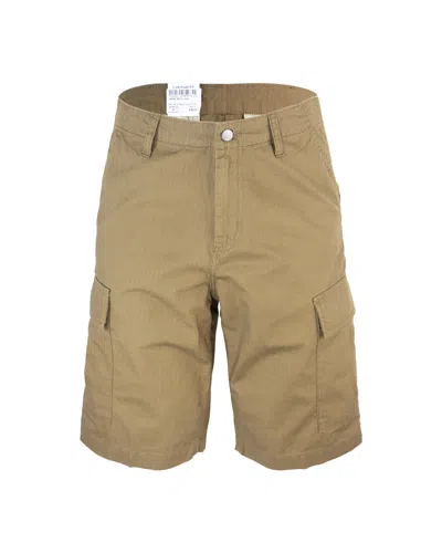 Carhartt Wip Regular Cargo Short Lumber In Neutral