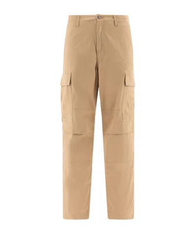Carhartt Wip Regular Drawstring Hem Cargo Pants In Brown