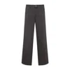 Carhartt Wip Relaxed Fit Organic Cotton Trousers In Gray