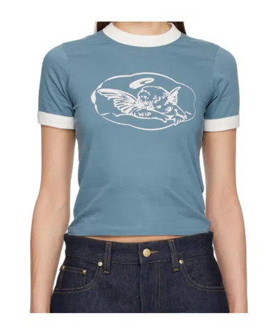 Carhartt Wip Reminiscing Ringer T-shirt In Blue