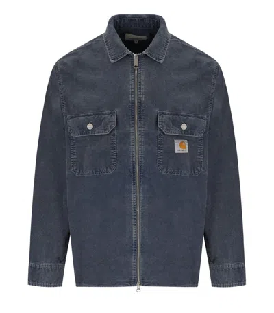Carhartt Wip Reynold Dusky Blue Shirt Jacket
