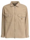 Carhartt Whitsome Overshirt Puffer Jackets Beige In Brown