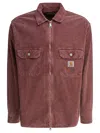 Carhartt Reynold Denim Overshirt In Red