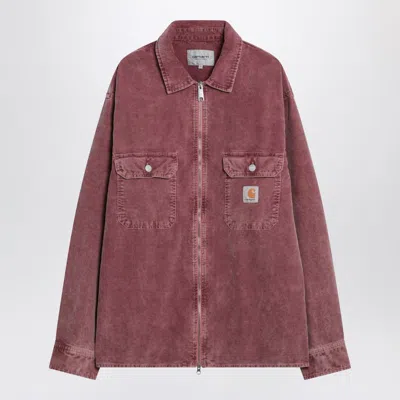 Carhartt Wip Reynold Shirt Jacket Dusky In Pink
