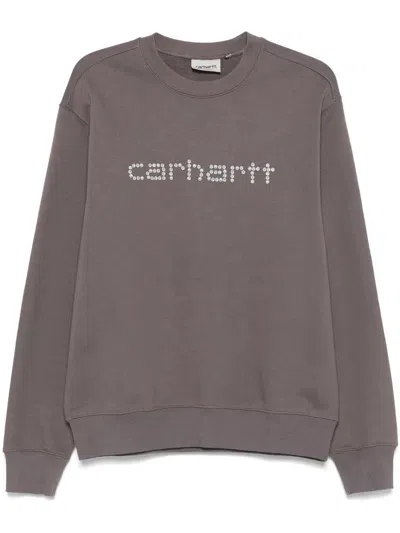 Carhartt Wip Rivet Script Sweat In 2lqxx Manta