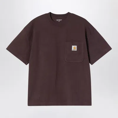 CARHARTT CARHARTT WIP  ROSEWOOD S/S WORK POCKET T-SHIRT