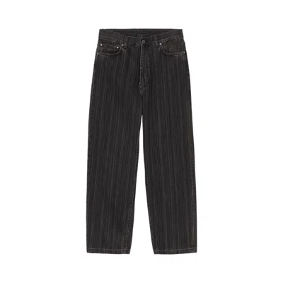 Pre-owned Carhartt Wip Rylan Pant 'rylan Stripe/black Stone Washed' | Men's Size 36