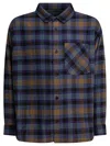 Carhartt Long Sleeve Plaid Shirt Front Pocket In Blue