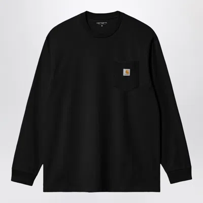 Carhartt Wip /s Pocket T Shirt Black In Cotton