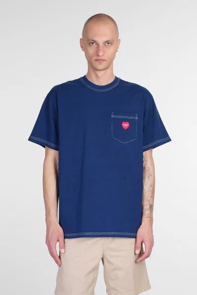 Carhartt Wip S-s Ingo Pocket T-shirt In Blue