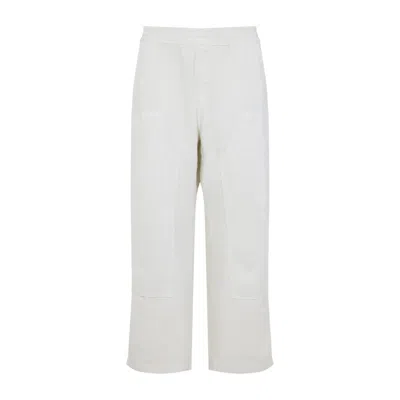 Carhartt Wip Salt White Cotton Crawton Pants