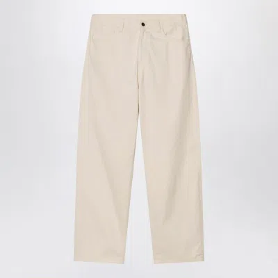 Carhartt Wip Saltcolored Landon Trousers In Neutral