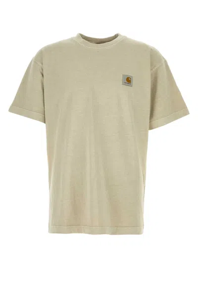 CARHARTT CARHARTT WIP SAND COTTON VISTA S/S T SHIRT