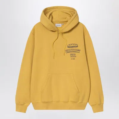 Carhartt Graphic-print Hoodie In Yellow