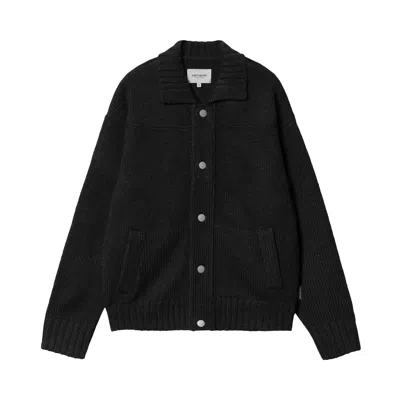 Pre-owned Carhartt Wip Santa Fe Cardigan 'black' | Men's Size Xs