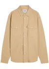 Carhartt Wip Santa Fe Shirt Cotton Overshirt In Neutral