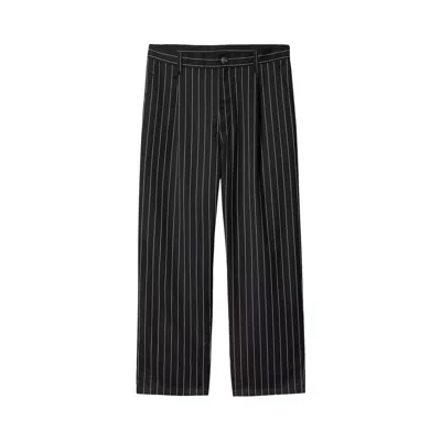 Pre-owned Carhartt Wip Seaton Pants 'seaton Stripe/black' | Men's Size 34