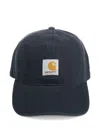 Carhartt Wip Selby Canvas Cap In Black
