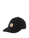 Carhartt Wip Selby Canvas Cap In Black