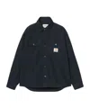 Carhartt Selby Shirt Jac Cotton Canvas Casual Blue In Blue