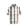 Carhartt Roslin Flannel Check Short-sleeved Shirt In Beige