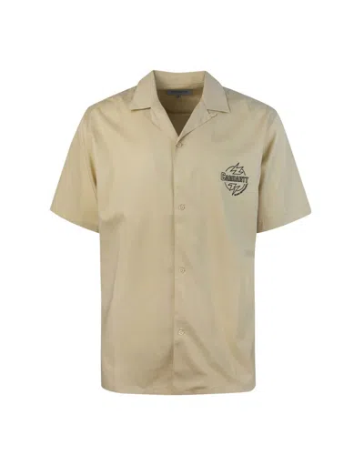 Carhartt S/s Ablaze T-shirt Cornsilk In Beige