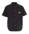 Carhartt Work In Progress Toland Seersucker Short Sleeve Button-up Shirt In Blue
