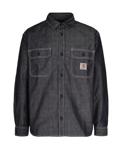 Carhartt Chest-pocket Long-sleeve Shirt In Black