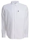Carhartt C-logo Buttoned Shirt In White