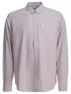 Carhartt C-logo Long-sleeved Shirt In Neutral